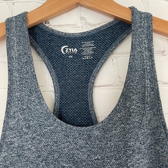 Zyia Blue Copper Charged Racerback Tank size XS - Picture 7 of 7